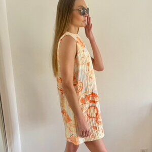 Jil Sander resort 2024 collection graphic print dress